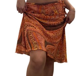 Paisley Mid-length H&M Skirt